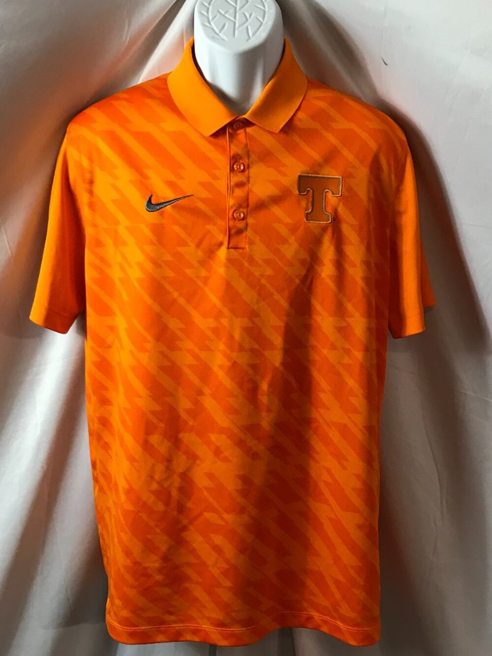 Nike University Of Tennessee BIG T GO VOLS Athletic Sport Cut Polo Shirt